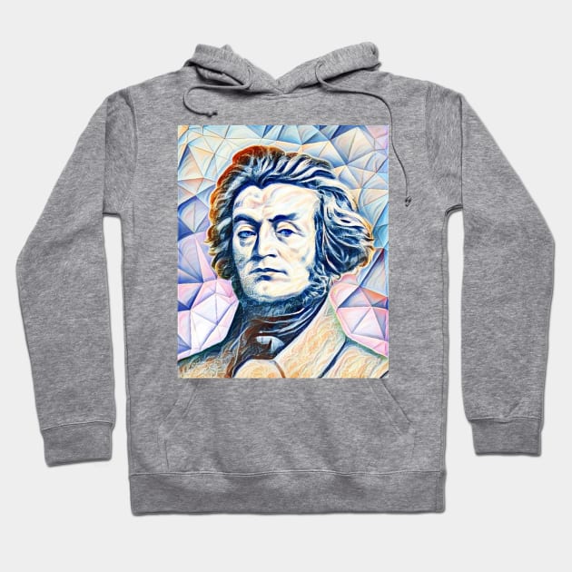 Adam Mickiewicz Portrait | Adam Mickiewicz Artwork 12 Hoodie by JustLit